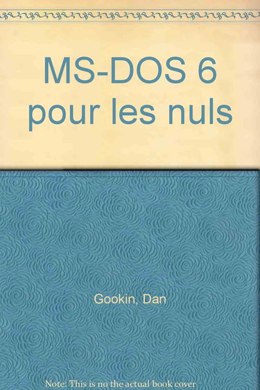 MS-DOS 6 pour les nuls