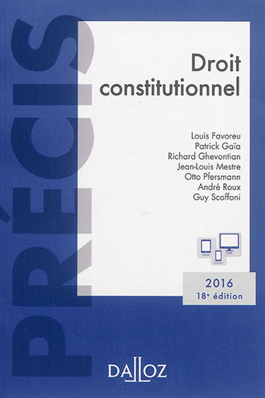 Droit constitutionnel 2016