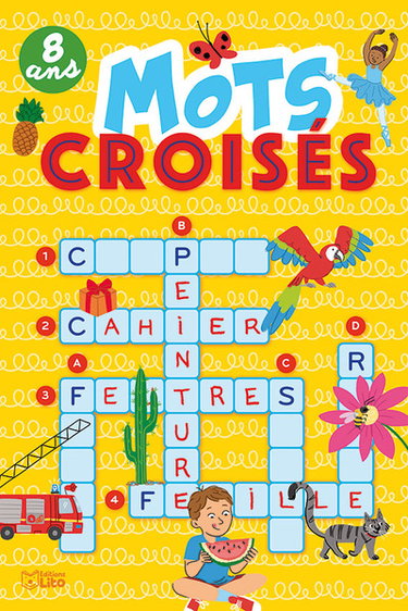 Couverture de Mots croisés : 8 ans