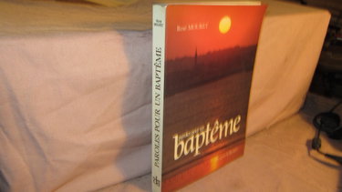 Couverture de Paroles pour un baptême