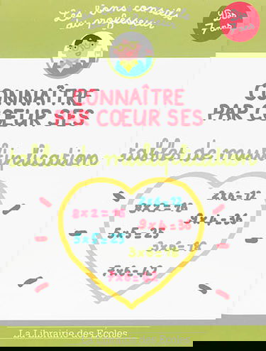 Connaître par coeur ses tables de multiplication