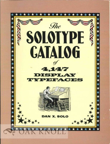 Couverture de The Solotype Catalog of 4,147 Display Typefaces