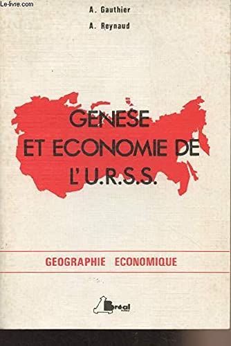 Couverture de Genese et economie de l'urss