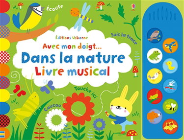 Couverture de Dans la nature : livre musical