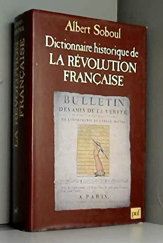 Dictionnaire historique de la Révolution française