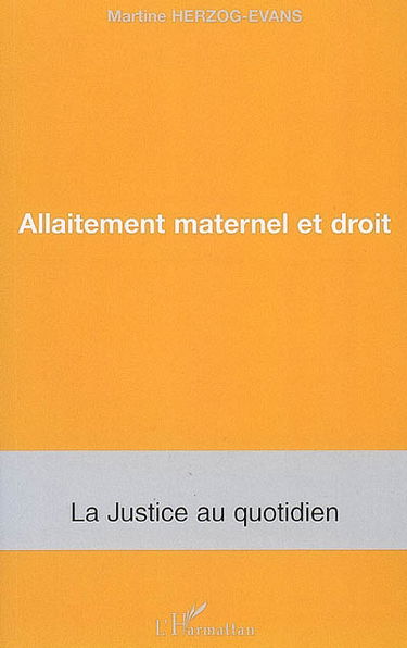 Allaitement maternel et droit