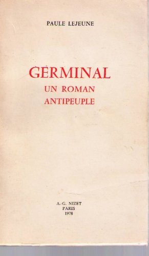 Germinal un roman antipeuple