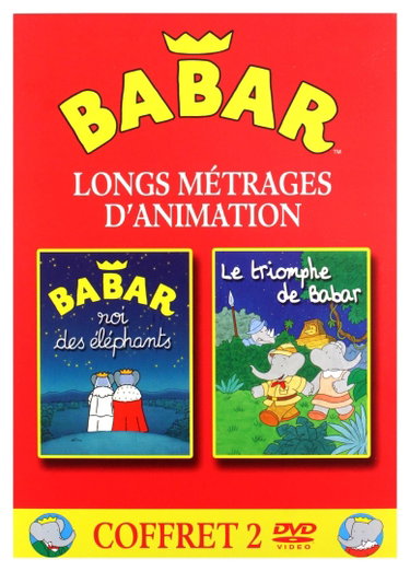 Couverture de Coffret Longs-métrages : Le Triomphe Babar, Roi des éléphants