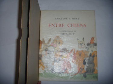 Couverture de Entre Chiens : Illustrations de Dubout