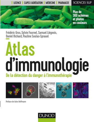 Couverture de Atlas d'immunologie : de la détection du danger à l'immunothérapie