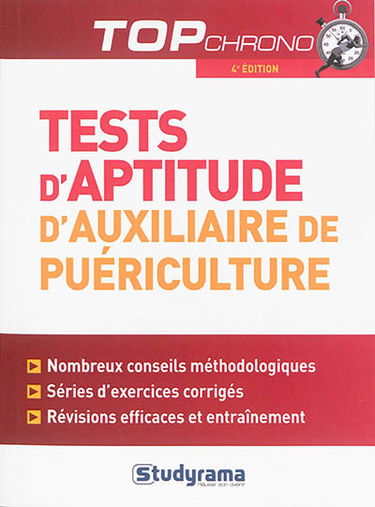 Tests d'aptitude d'auxiliaire de puériculture