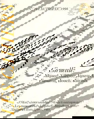 Cahiers de la Comédie-Française (Les), n° 21. Spécial Corneille
