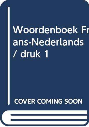 Couverture de Woordenboek Frans-Nederlands / Dictionnaire Néerlandais- Français, à partir de 6 ans par Collectif