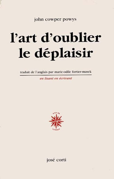 L'art d'oublier le déplaisir