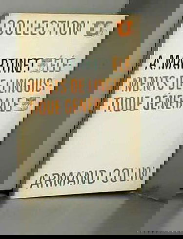 Éléments de linguistique générale