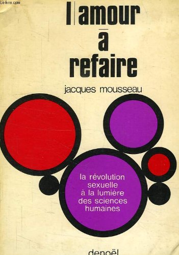 Couverture de L'AMOUR A REFAIRE