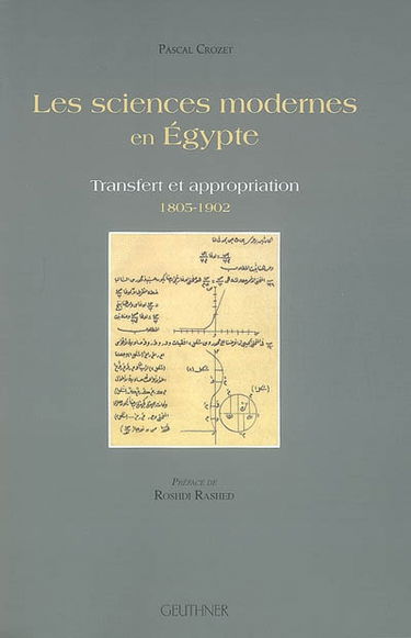 Les sciences modernes en Egypte : transfert et appropriation, 1805-1902