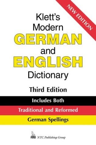 Couverture de Klett's Modern German and English Dictionary