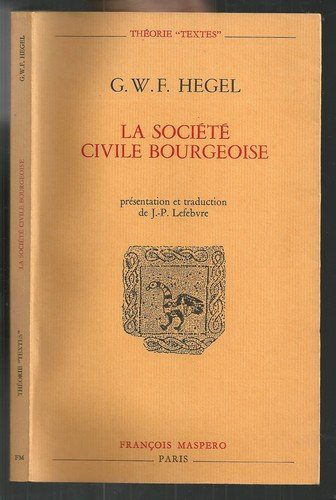 La Société civile bourgeoise