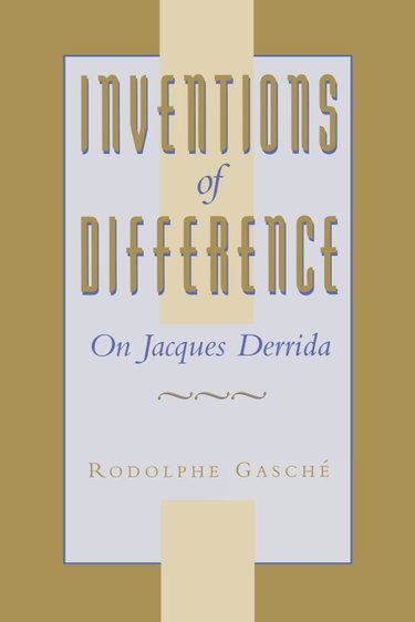 Couverture de Inventions of Difference: On Jacques Derrida