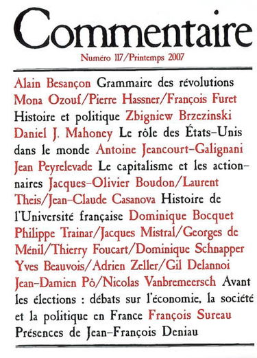 Commentaire, n° 117
