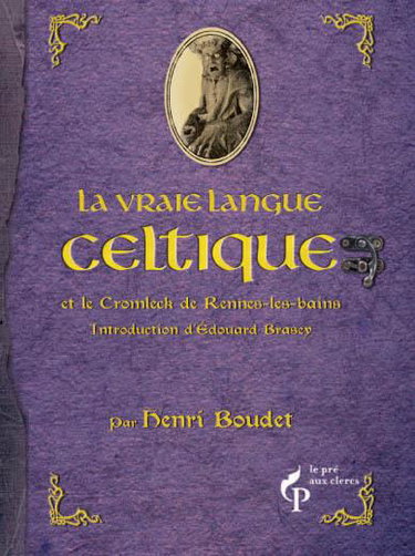 Couverture de La vraie langue celtique : et le cromleck de Rennes-les-Bains : sur la piste du trésor de Rennes-le-Château