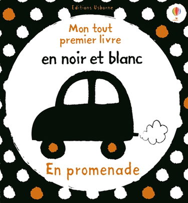 En promenade : mon tout premier livre en noir et blanc