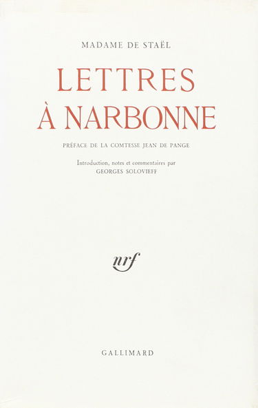 LETTRES A NARBONNE
