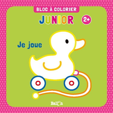Couverture de Bloc à colorier junior 2+ : je joue