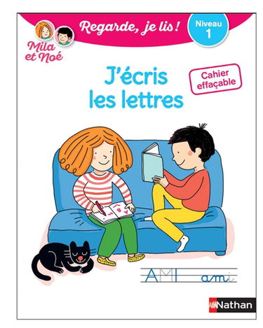 J'écris les lettres : niveau 1