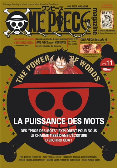Couverture de One Piece magazine, n° 11. La puissance des mots