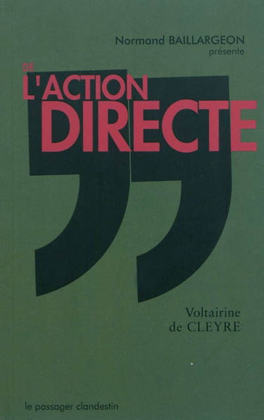 De l'action directe. Où nous en sommes