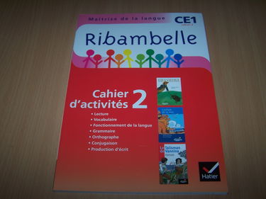 Ribambelle CE1 2010 série Rouge, cahier d'activités n°2 NON VENDU SEUL Compose le 9344912