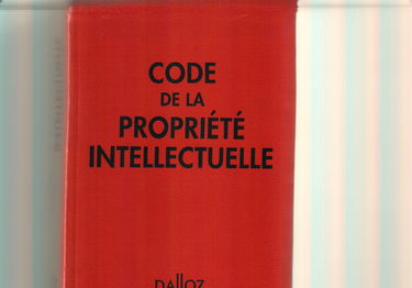 Code De La Propriete Intellectuelle. 1ere Edition
