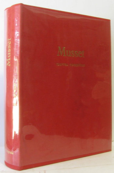 Couverture de Musset - Oeuvres complètes