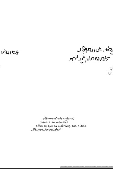 Depuis toujours, et à jamais.