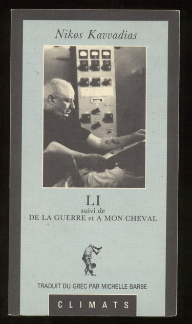 Li. De la guerre. A mon cheval