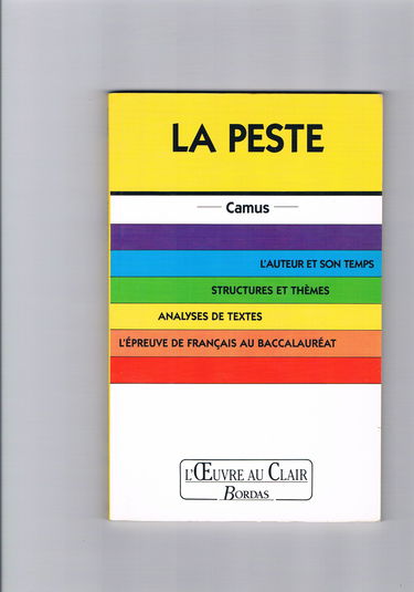O.CL/CAMUS LA PESTE (Ancienne Edition)