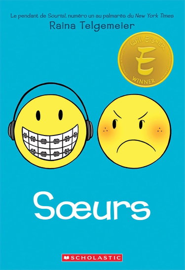 Couverture de Soeurs par Raina Telgemeier