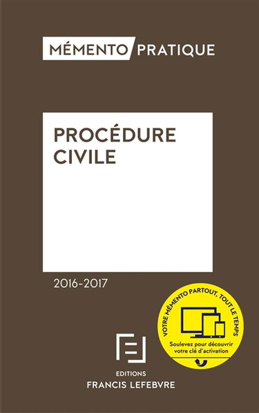 Procédure civile : 2016-2017