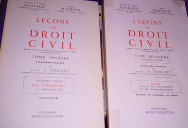 Leçons de droit civil...