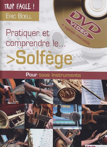 Couverture de Trop facile : pratiquer et comprendre le solfège ( + 1 DVD)