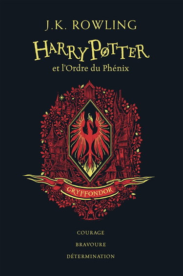 Couverture de Harry Potter. Vol. 5. Harry Potter et l'ordre du Phénix : Gryffondor : courage, bravoure, détermination
