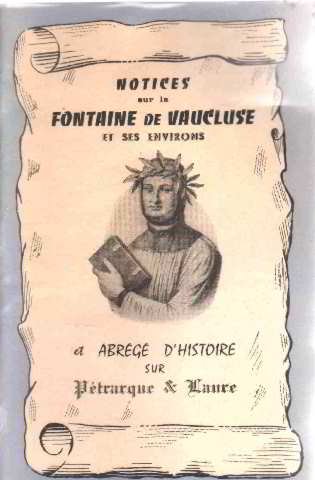 Couverture de Notice sur la fontaine de vaucluse et ses environs et abregé d'histoire sur petrarque