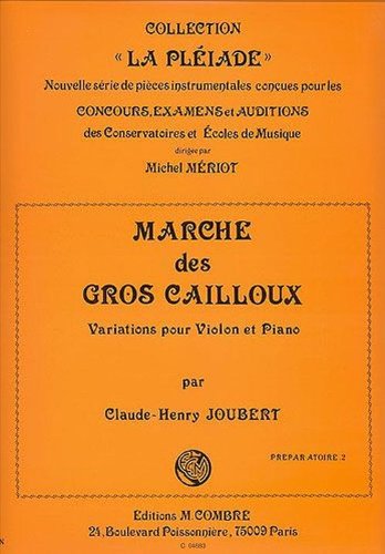 Couverture de Marche des gros cailloux --- violon et piano