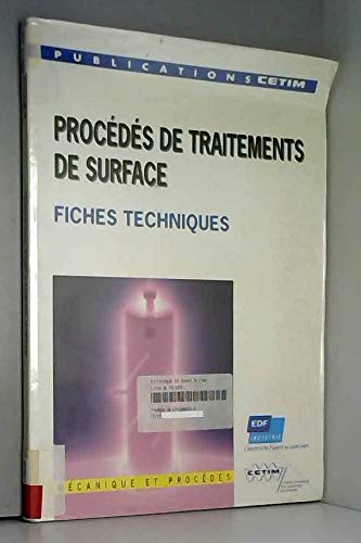 Procedes de traitements de surface fiches techniques 2b24