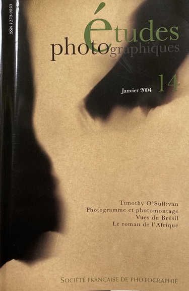 Couverture de Etudes Photographiques. Revue Semestrielle No 14, Janvier 2004