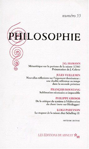 Philosophie 55. Jules Vuillemin