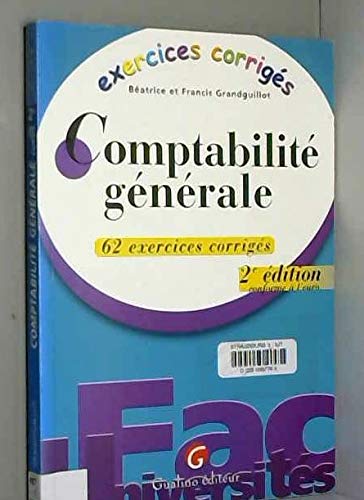 Comptabilité générale: 62 exercices corrigés