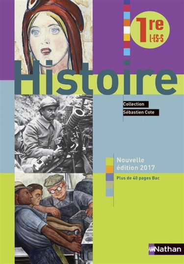 Couverture de Histoire 1re L, ES, S par Collectif